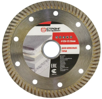 Алмазный диск по бетону 125*22.23*10*2.0мм Turbo Strong СТД-13100125 Алмазный диск по бетону 125*22.23*10*2.0мм Turbo Strong СТД-13100125